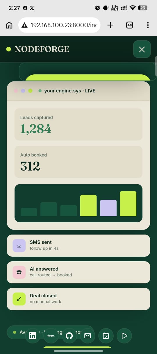 Responsive web design example